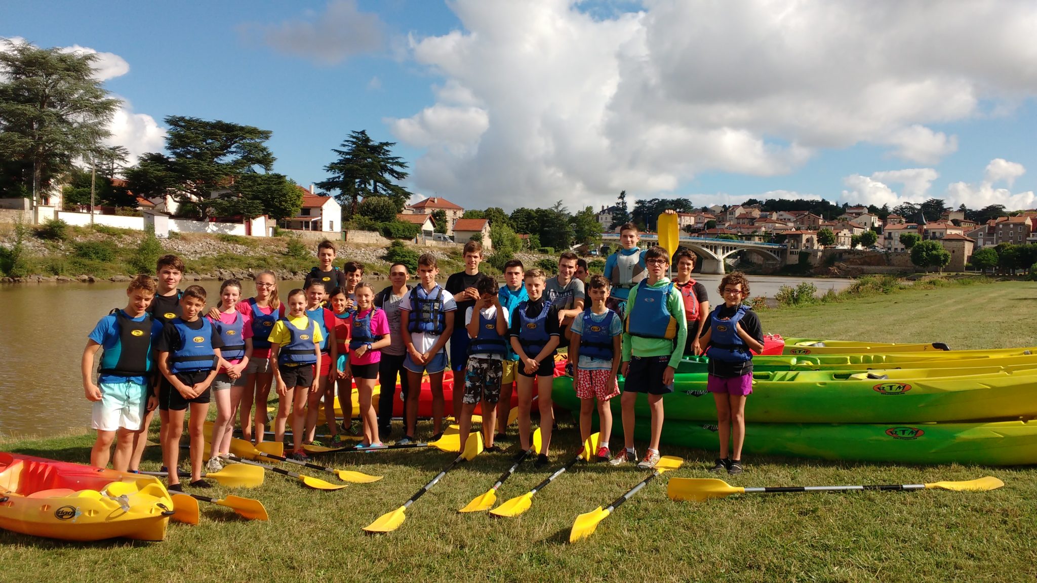 jeunes kayak